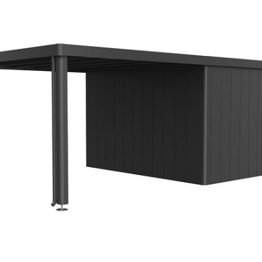 Zijdak voor berging Neo Gr. 4A/4B/4C/4D donkergrijs-metallic ~