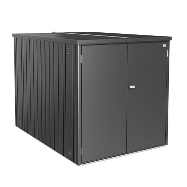 MiniGarage L donkergrijs metallic ~