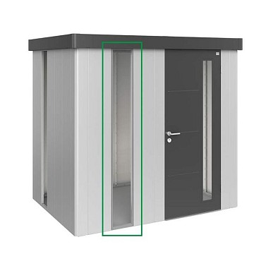 getint lichtpaneel berging Neo, donkergrijs met. (32x3,3x207 cm) ~