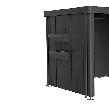 FloraBoard voor Zijdak berging Neo donkergrijs-metallic ~