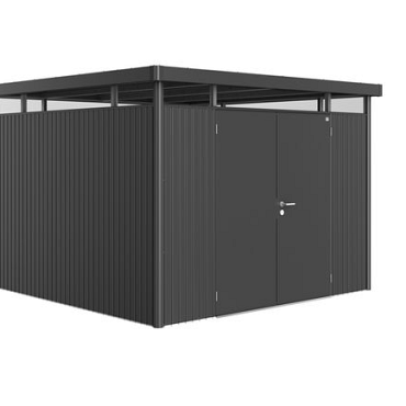 Berging HighLine Gr. H6 donkergrijs met., dubbele deur ~