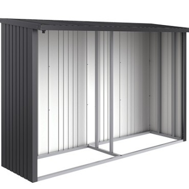 Achterwand voor WS 300 donkergrijs metallic ~