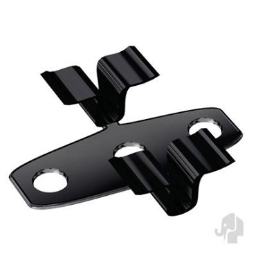 RVS clip 500 stuks in zak  (tbv DuoWood decking) incl. schroeven [zwart] bc ~