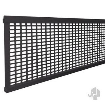 Aluminium antraciet lamel deco 