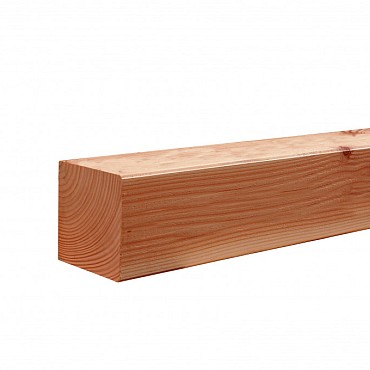 Douglas geschaafde paal 14x14x250 cm onbehandeld ~
