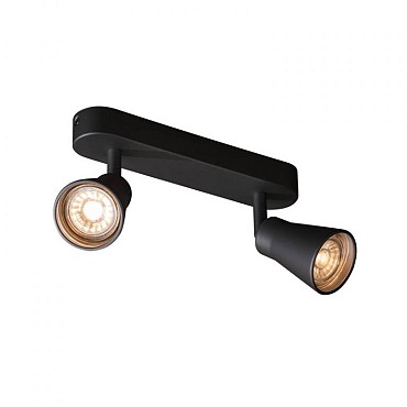 AVO wandlamp Double zwart 2xGU10 ~