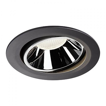 NUMINOS DL XL zw/ch 40gr kantelb. 1xLED 4000K (uitlopend 2025) ~