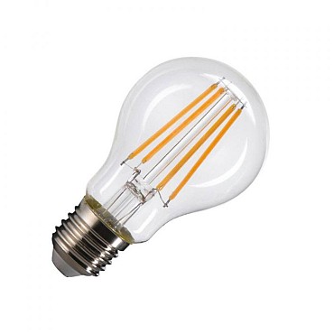A60 E27 led transparant 7,5W 2700K CRI90 320° ~