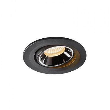 NUMINOS MOVE S zwart/chroom 1xLED 2700K 20° (uitlopend 2025) ~