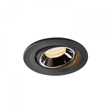NUMINOS MOVE S zwart/chroom 1xLED 3000K 40° (uitlopend 2025) ~