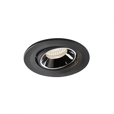 NUMINOS MOVE S zwart/chroom 1xLED 4000K 55° (uitlopend 2025) ~