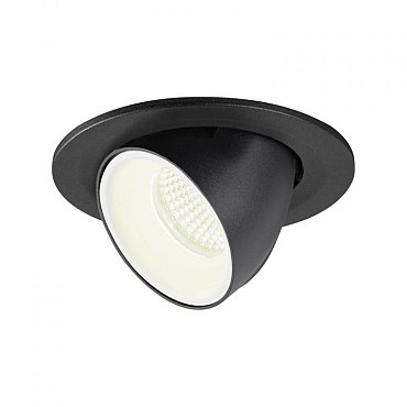NUMINOS GIMBLE S zwart/wit 1xLED 4000K 40° (uitlopend 2025) ~