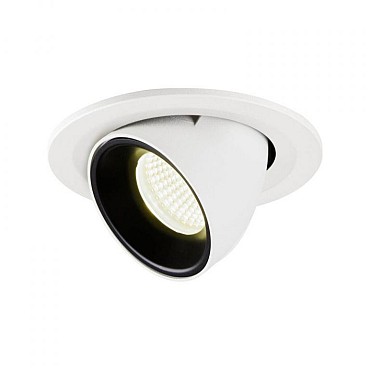 NUMINOS GIMBLE S wit/zwart 1xLED 4000K 40° (uitlopend 2025) ~