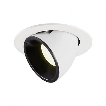 NUMINOS GIMBLE L wit/zwart 1xLED 4000K 20° (uitlopend 2025) ~