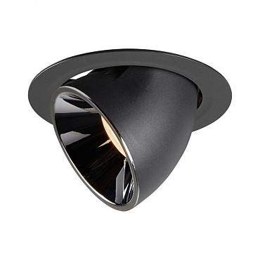 NUMINOS GIMBLE XL zwart/chroom 1xLED 2700K 20° (uitlopend 2025) ~