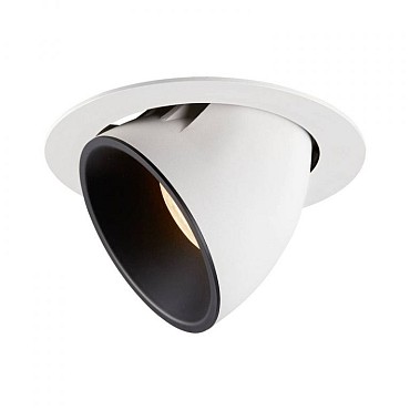 NUMINOS GIMBLE XL wit/zwart 1xLED 2700K 55° (uitlopend 2025) ~