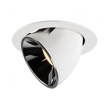 NUMINOS GIMBLE XL wit/chroom 1xLED 3000K 55° (uitlopend 2025) ~