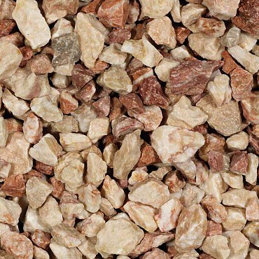Tiroler rood brokjes 70-120 mm. - 0,33 m³ BigBag à 500 kg. (uitlopend 2026) ~