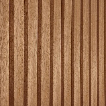 Enkelzijdige wand B met Thermo Triple profiel. ayous. hoogte 224 cm ~