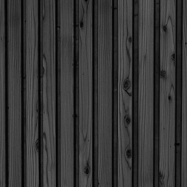 Woodvision Triple profiel vuren enkelzijdige wand E. 371x224 cm zwart geïmpregneerd ~
