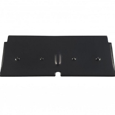 Aluminium verbindingsstuk t.b.v. daktrim 45x45 mm, zwart RAL 9005 ~