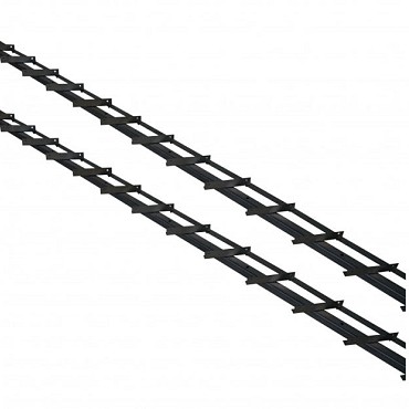 DHZ zwart shutter framewerk. 2 stuks 165 cm t.b.v. 14 planken ~