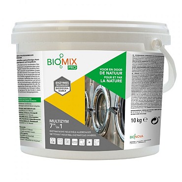 Biomix Pro Multizym 7in1 (10 kg.) reinigend en ontvettend enzymatisch poeder ~