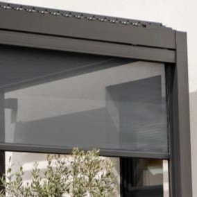 Zonwering 3,5m donkergrijs Pergola ~