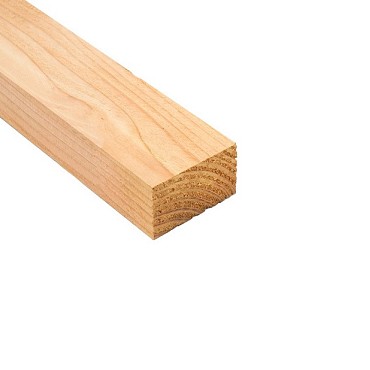 Douglas geschaafde regel 4.5x9.5x500 cm onbehandeld ~