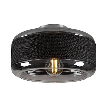 PANTILO ROPE 27 wand/plafond cilind. zilver 1xE27 ~