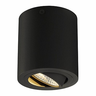 TRILEDO ROUND zwart 1xLED 3000K ~