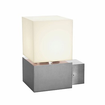 SQUARE WALL alu geborsteld 1xE27 ~