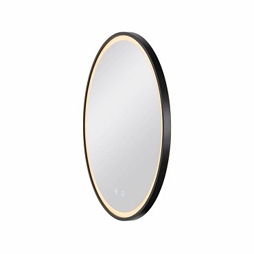 TRUKKO 60 Spiegel chrm/zwart 1xLED 3000/4000/6500K ~