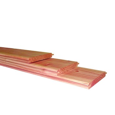 Douglas geschaafd dakbeschot 1.8x19.5x400 cm onbehandeld ~