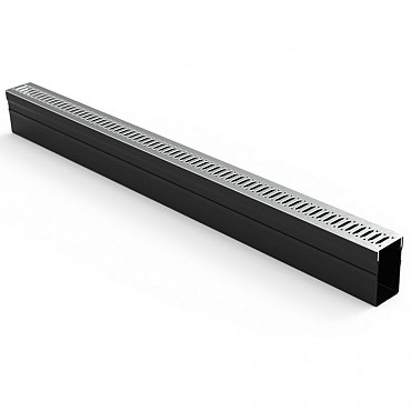 Gardendrain RVS-Inox Viking Line los rooster 100x6,5x10 cm. ~