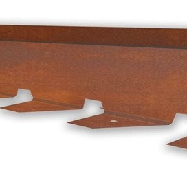 Corten borders 4,75 mtr set 5 st a 95 cm. 6 cm. H OP=OP