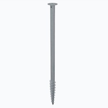 Cobra funderingsschroef Ø 60x1500 mm. vuurverzinkt SPIRAL - Funderingsschroef G-1500 60x1500mm ~