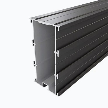 StructurAL Alu 60x120 mm. L-400 cm. RAL9005 ~