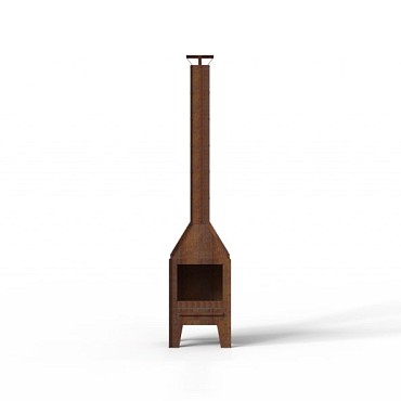 Corten tuinkachel ~