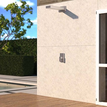 Alto design buiten douche koud-warm ~