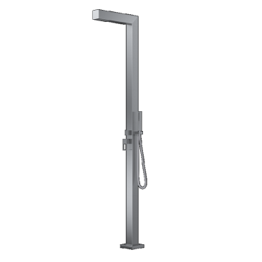 Stratus design buiten douche koud-warm met handdouche ~