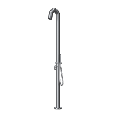 Volutus design buiten douche koud-warm met handdouche ~