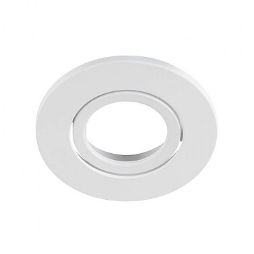 UNIVERSAL DOWNLIGHT afdekkap rond wit, IP20 zwbr ~