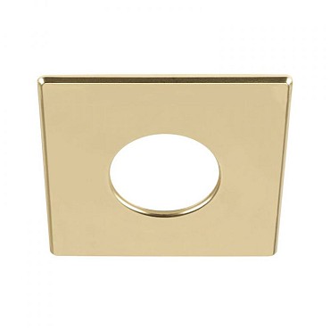 UNIVERSAL DOWNLIGHT afdekking IP65 vierk, goud mat (uitlopend 2024) ~