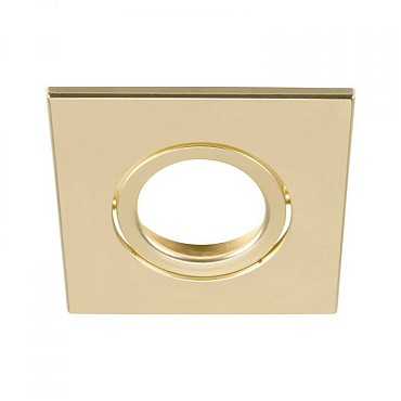 UNIVERSAL DOWNLIGHT afdekking IP20 vierk, goud mat ~
