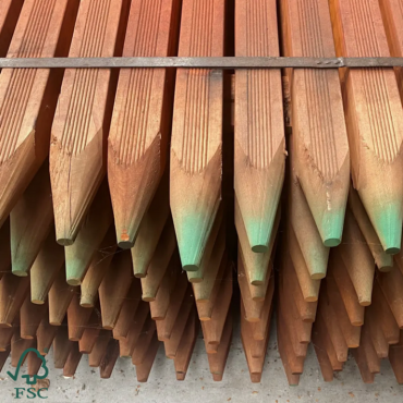 Niove 68x68 mm. L=275 cm. glad-geribt-gepunt P510 Premium ~