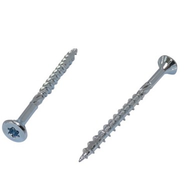 Schroef zelfborend SS316 A4 5,5x45mm torx + bit T20 voor alu onderbalk 200 schroeven/set ~