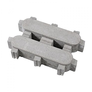 Grasbetontegel Mirum grijs 60x40x12 cm. ~