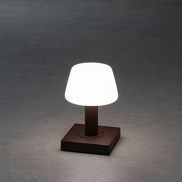 Monaco, draadloze USB oplaadbare LED lounge/tafellamp, USB laadkabel, touch dimmer, 2700K of 3000K ~