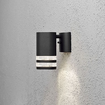 Modena 230V wandarmatuur triade downspot double strip 15.5cm, GU10, max 35W ~